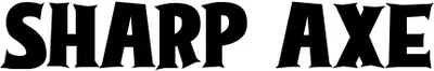 Sharp Axe Font