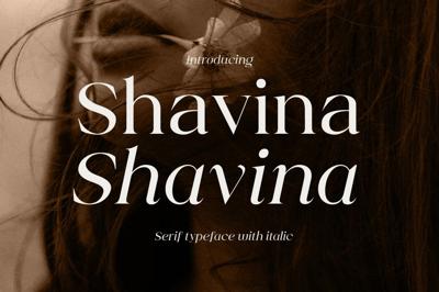 Shavina Serif Typeface Free Download