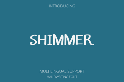 Shimmer a Handwriting Font Free Download