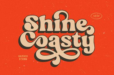 Shine Coasty - Retro Serif Font! Free Download