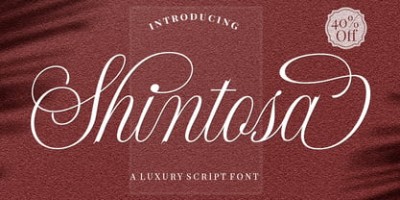 Shintosa Script Font