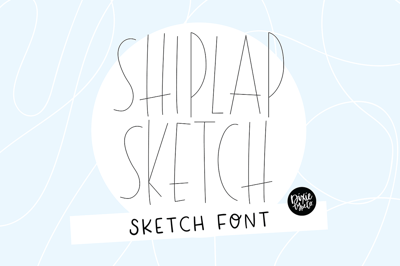 SHIPLAP SKETCH Font Free Download