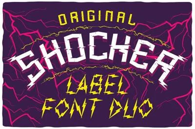 Shocker Font Duo