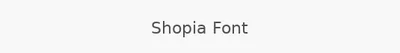 Shopia Font