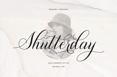 Shutterday - Calligraphy Script Free Download