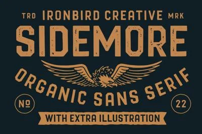 Sidemore - Organic Sans & Extras Font