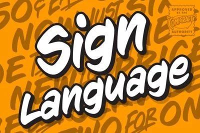 Sign Language Font