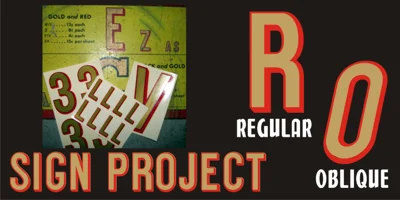 Sign Project JNL Font