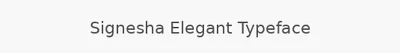 Signesha Elegant Typeface
