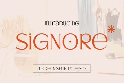 Signore Serif Typeface