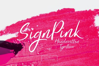 SignPink Font