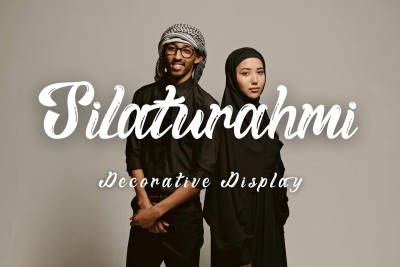 Silaturahmi | Decorative Display Font