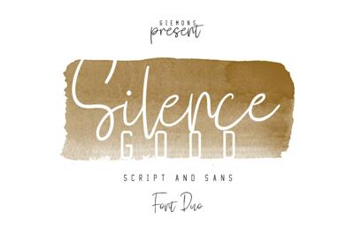 Silence Good - Font Duo! Free Download