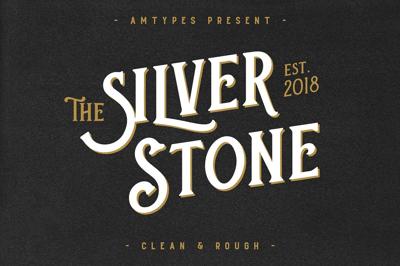 Silver Stone Font + Bonus Free Download