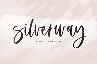 Silverway | Handwritten Brush Font Free Download