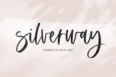 Silverway | Handwritten Brush Font