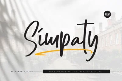 Simpaty Handwritting Signature Font