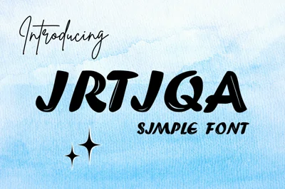 Simple Irtiqa Display Font