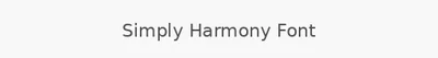 Simply Harmony Font