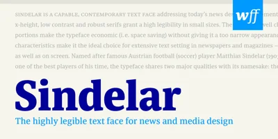 Sindelar Font