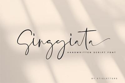 Singgiata Handwritten Font Free Download