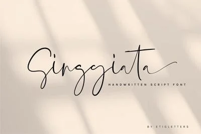 Singgiata Handwritten Font