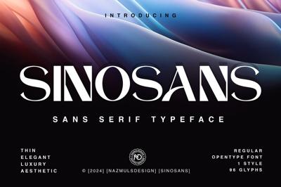 Sinosans | Sans Serif Typeface Free Download