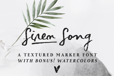 Siren Song font and texture pack Free Download