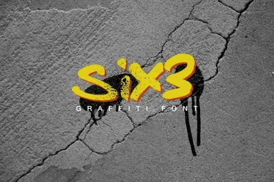 Six3 Graffiti Urban Tag Hip Hop Font Free Download