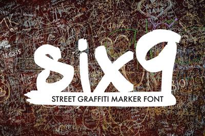 Six9 Graffiti Urban Tag Marker Font Free Download