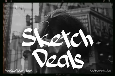 Sketch Deals street handwritten font Free Download