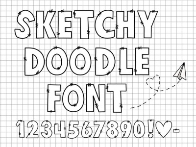 Sketchy Doodle Font