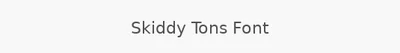 Skiddy Tons Font