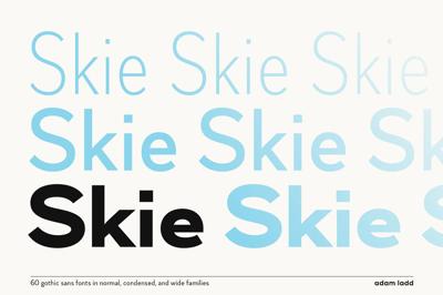 Skie Font Family - 60 Fonts Free Download