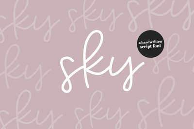 Sky - A Pretty Script Font Free Download