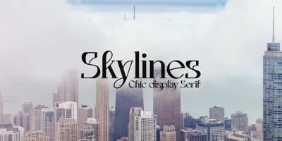 Skylines Font