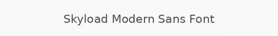 Skyload Modern Sans Font