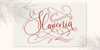 Slovenia Font