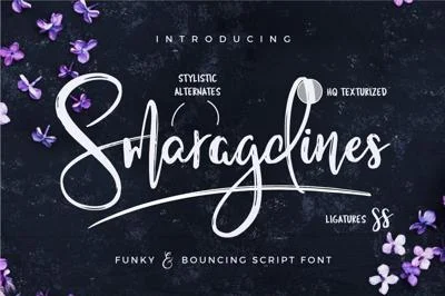 Smaragdines Font + Extras