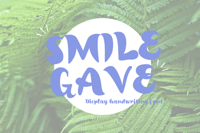 Smile Gave font Free Download