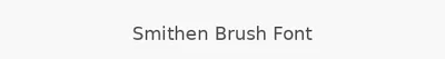 Smithen Brush Font