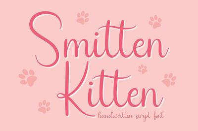 Smitten Kitten Handwritten Script Free Download