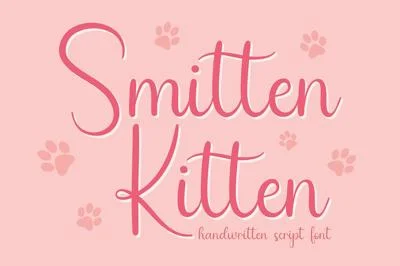 Smitten Kitten Handwritten Script