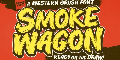 Smoke Wagon Font