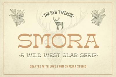 Smora - Western Font Free Download