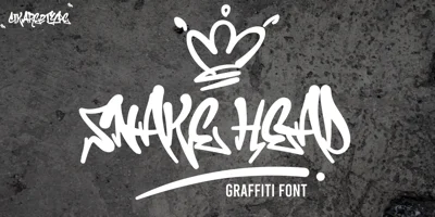 Snakehead Graffiti Font