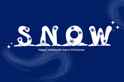 Snow font Free Download