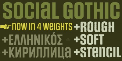 Social Gothic Font