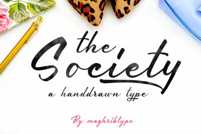 Society typeface Free Download