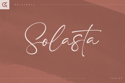 Solasta - organic script font Free Download